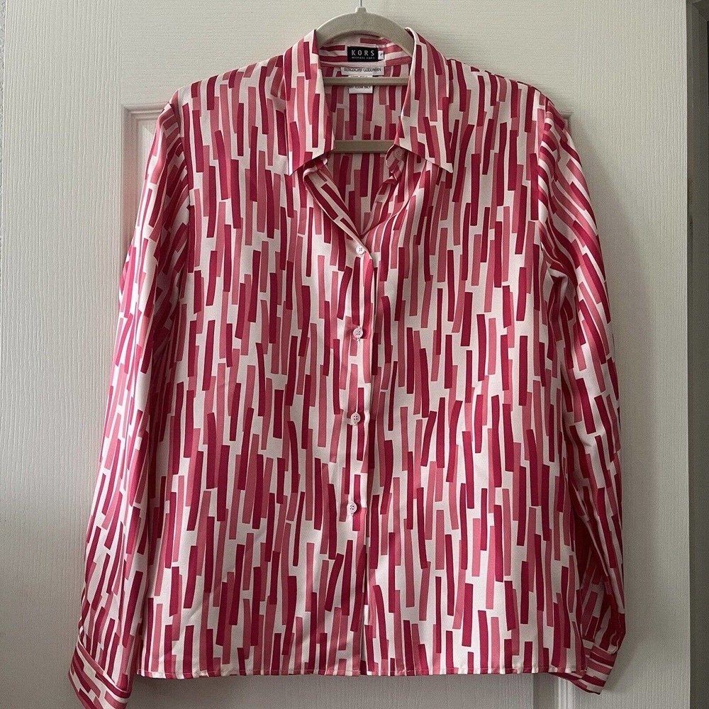 Vintage KORS Michael Kors Button Down Blouse Silk